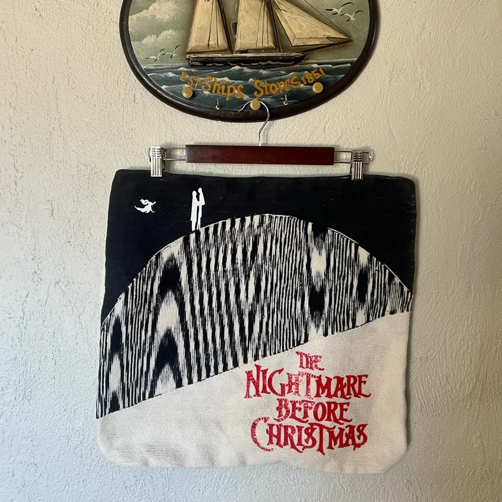 West Elm Halloween The Nightmare Before Christmas Pillow Cover